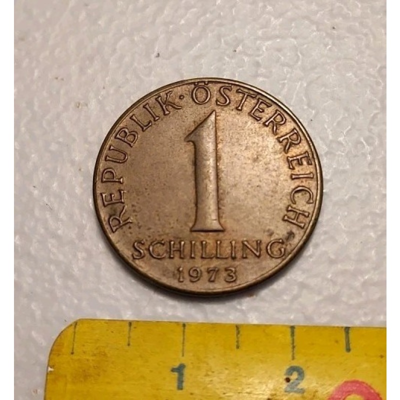 1973 Austria 1 Schilling Coin