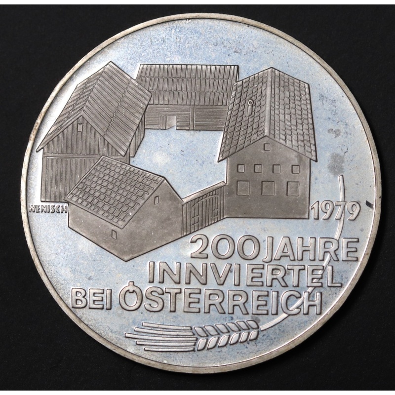 1979 Austria 100 Schilling, Inn District, Silver Proof Coin KM#?2943