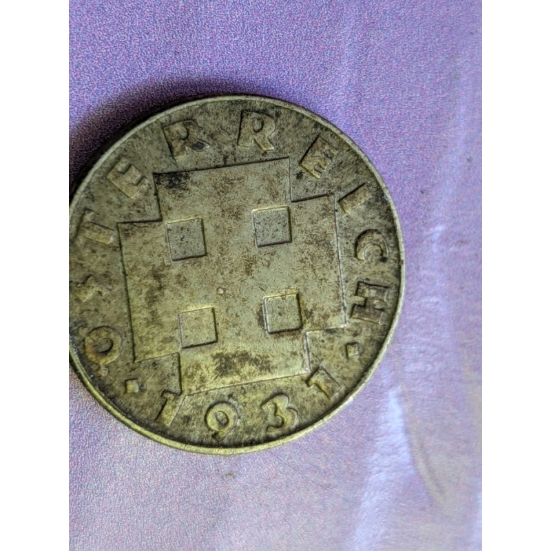 Austria 1931 5 five GROSCHEN coin