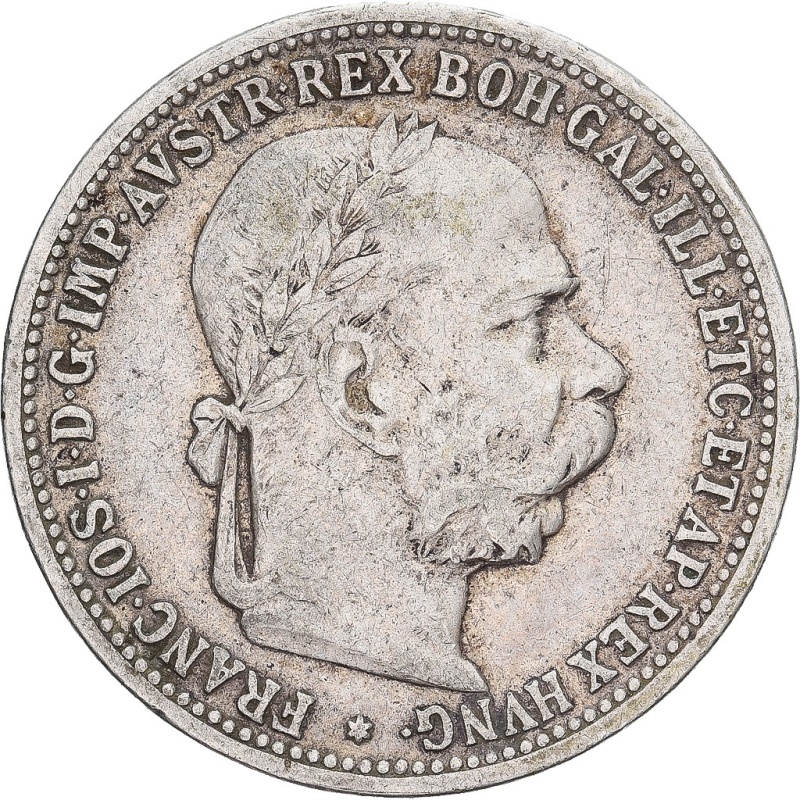 [#1202369] Austria, Franz Joseph I, Corona, 1893, Vienna, Silver, EF, KM:2804