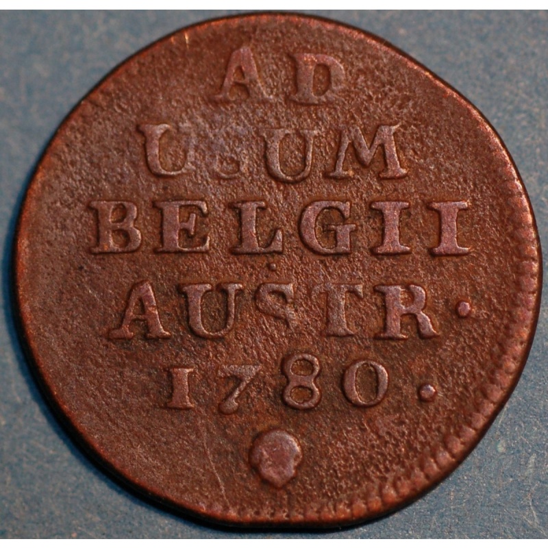 Austrian Netherlands Liard 1780 Maria Theresa KM# 28