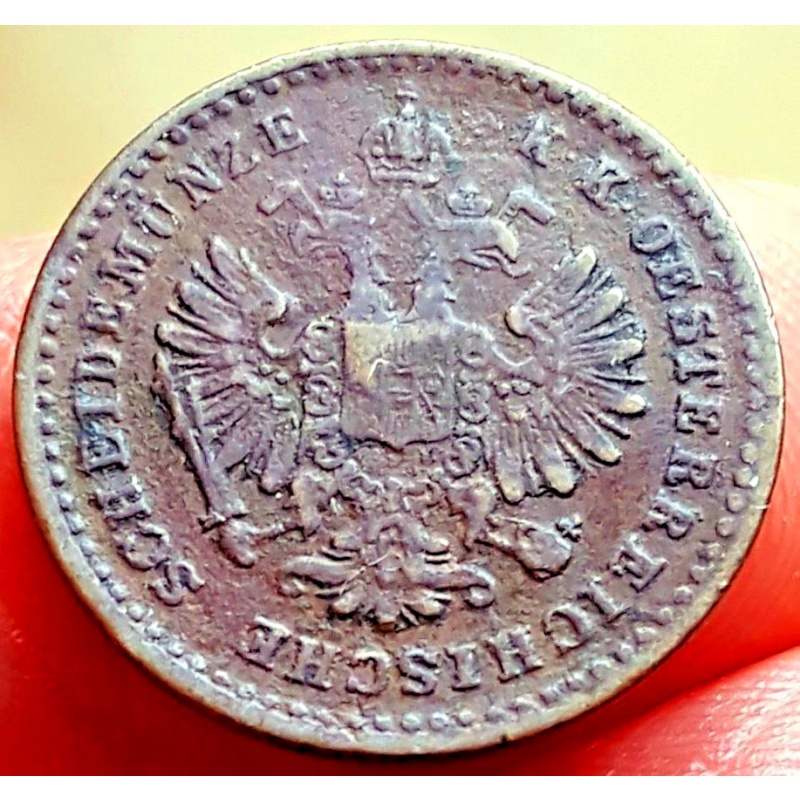 AUSTRIA - LOT OF 2 KRAUZER 5/10 COINS - GOOD CONDITION