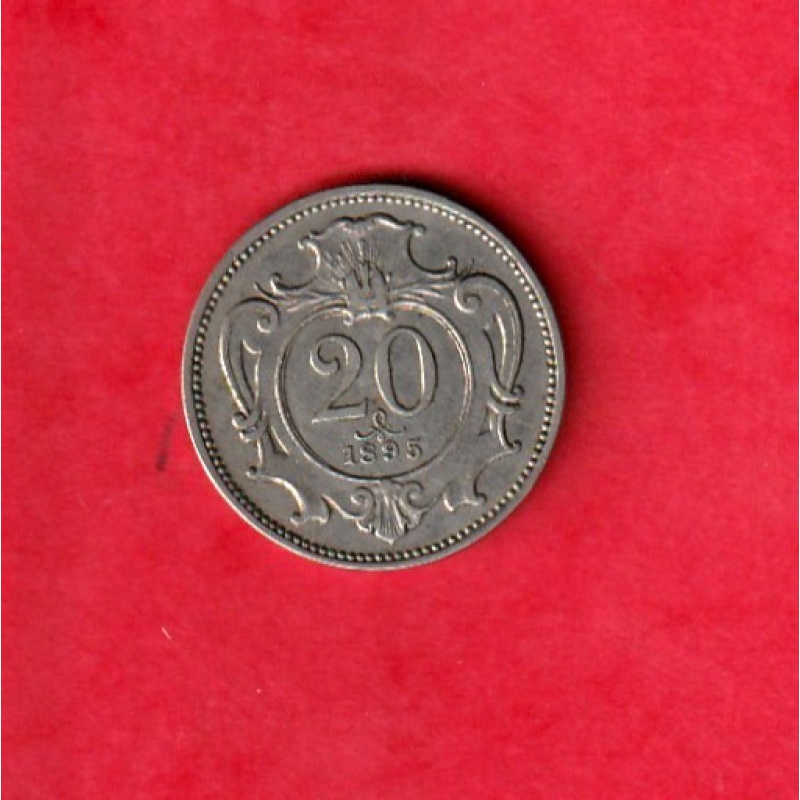 Austria  20 Heller  1895 VF  (A6-0079)   COMBINE ORDERS