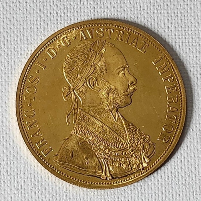 1915 AUSTRIAN GOLD COIN DUCATS # 4  FRANC JOSEPH 1
