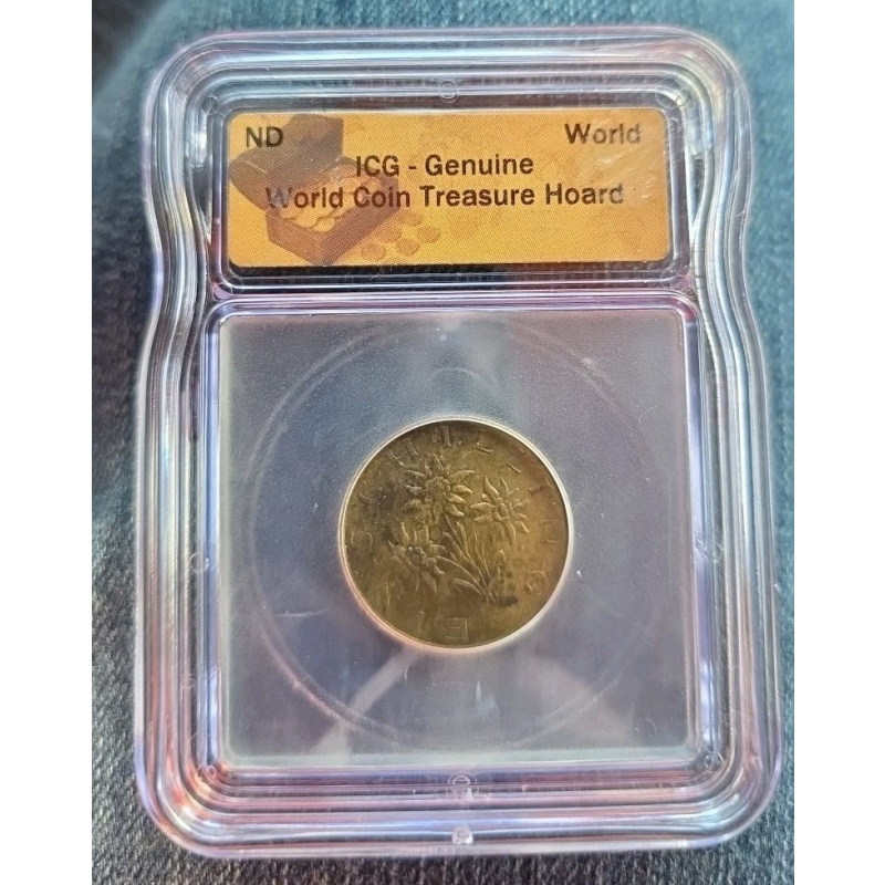 ICG Genuine World Coin Hoard 1 SHILLING AUSTRIAN COIN 1973