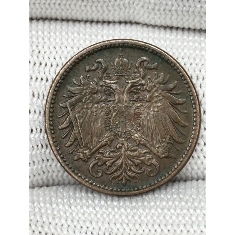 Austrian Empire 2 Heller coin 1912