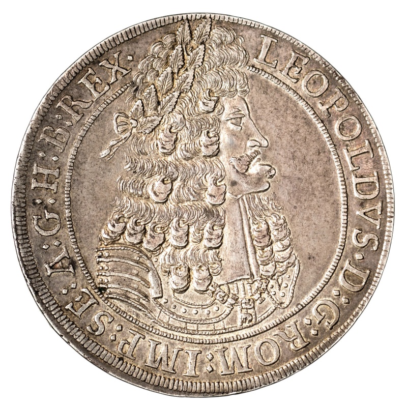 Austria. Leopold I 1701 Silver Thaler, Hall Mint. 28.38 gr., 41 mm. EF KM- 1413