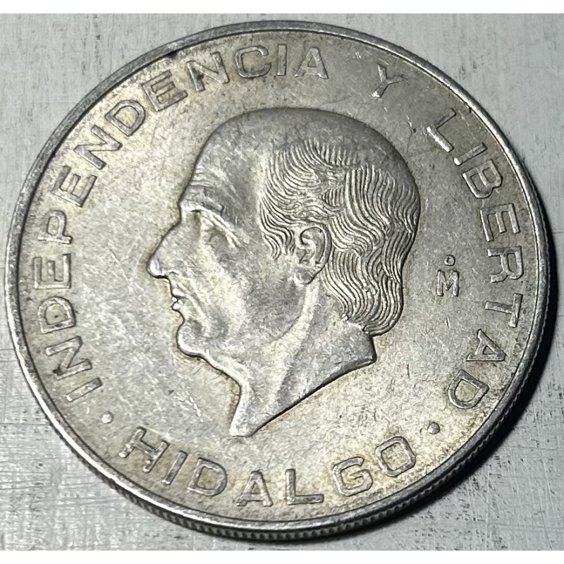 1956 MÉXICO 10 PESOS .8359 ASW.