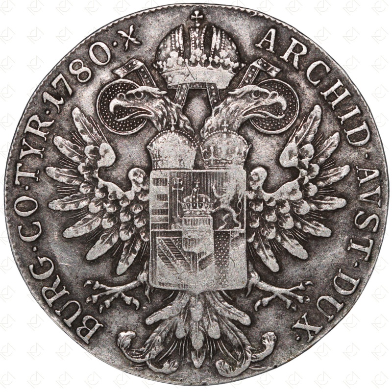 1790 Austria Maria Theresa Thaler Restrike Coin – H#60 – c1960s – Silver