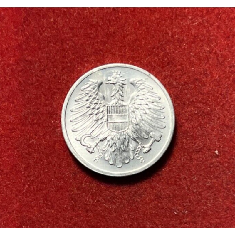 Austria 1954 2 Groschen Aluminum Coin KM#2876 T5094a