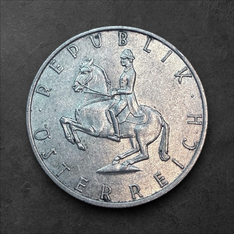 1965 ???? Austria 5 Schilling Silver Coin Lipizzaner Horse Rider Free Shipping!