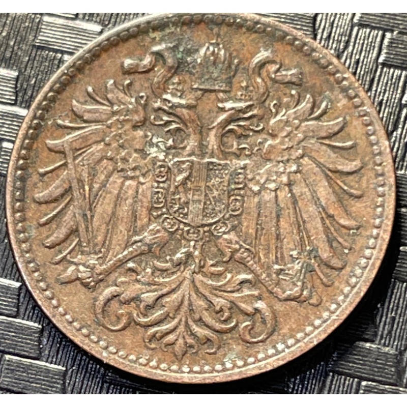 Austria, 1900, 2 Heller
