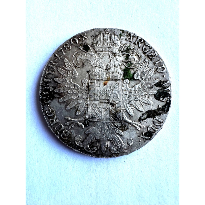 Austria Maria Theresa Thaler 1780 Silver Coin – 0.833 Silver – Historic Coin