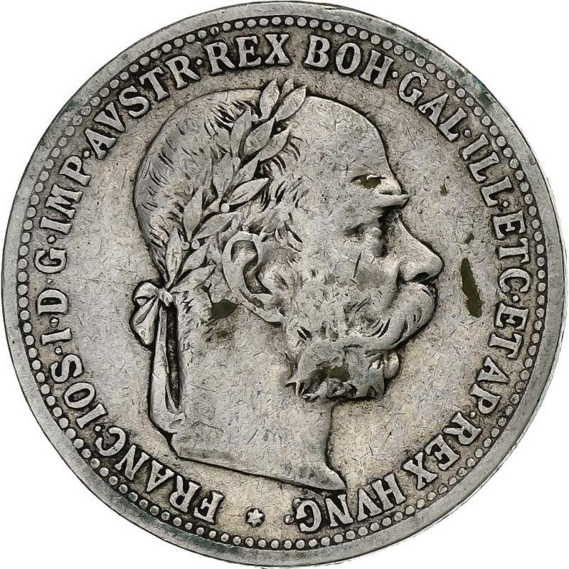 [#1212885] Austria, Franz Joseph I, Corona, 1899, Vienna, Silver, VF, KM:2804