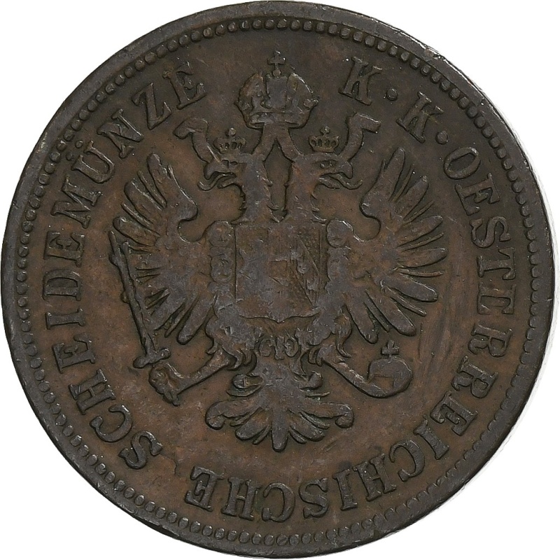 [#1288872] Austria, Franz Joseph I, 4 Kreuzer, 1861, Kremnica, Copper, EF, KM:21