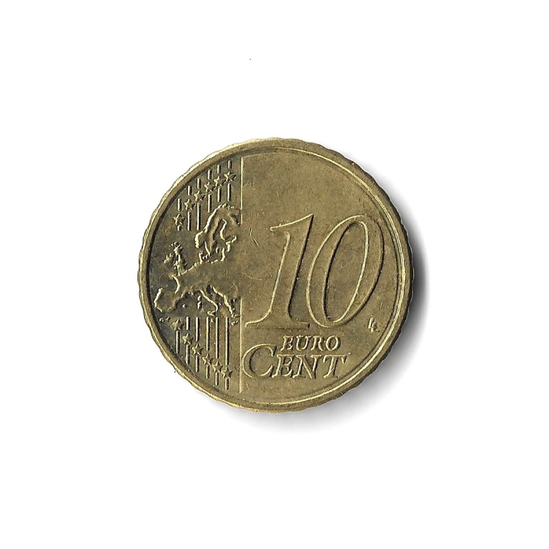 2007 Austria - 10 Euro Cents - 788 - Nordic-gold - 4.1g
