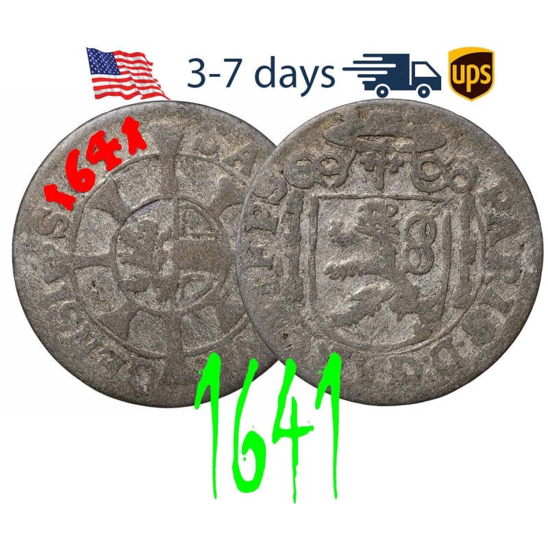 Austria  Kreuzer 1641 Salzburger Silver Coin #13344