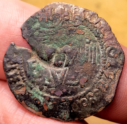 1540 Santo Domingo Treasure Of The Caribbean - 4 Maravedis Carlos & Johanna