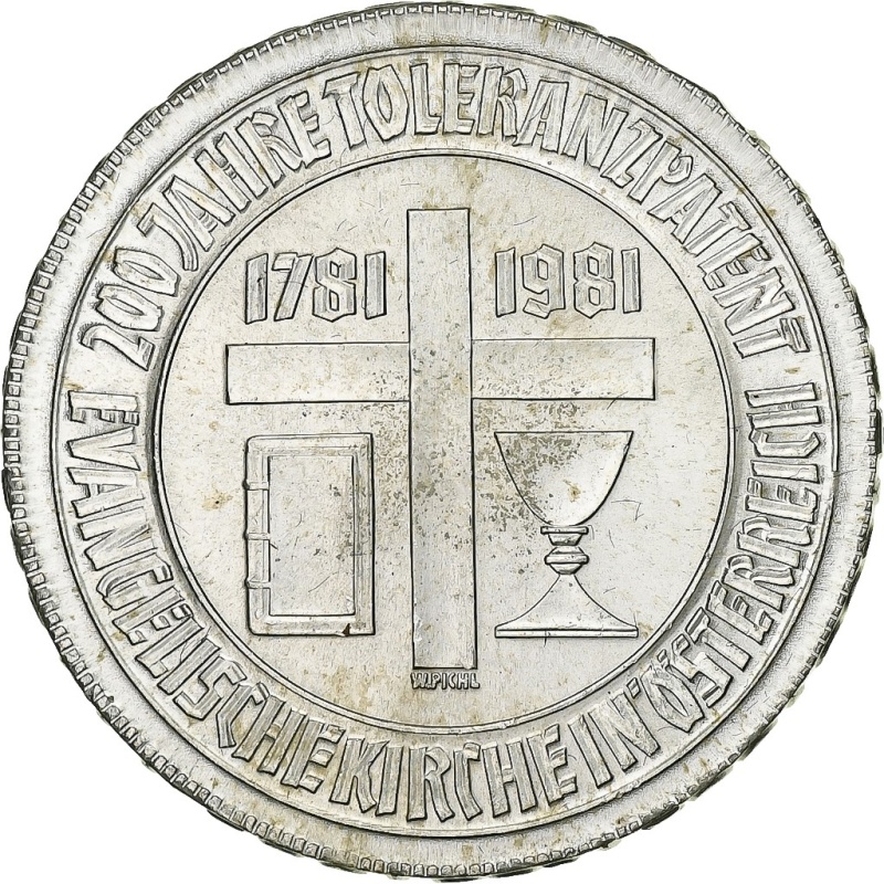 [#1212563] Austria, 500 Schilling, 1981, Vienna, Silver, MS(63), KM:2954