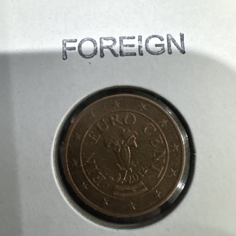 Austria 1 Euro Cent 2012 BU KM#3082 Brilliant Uncirculated Coin