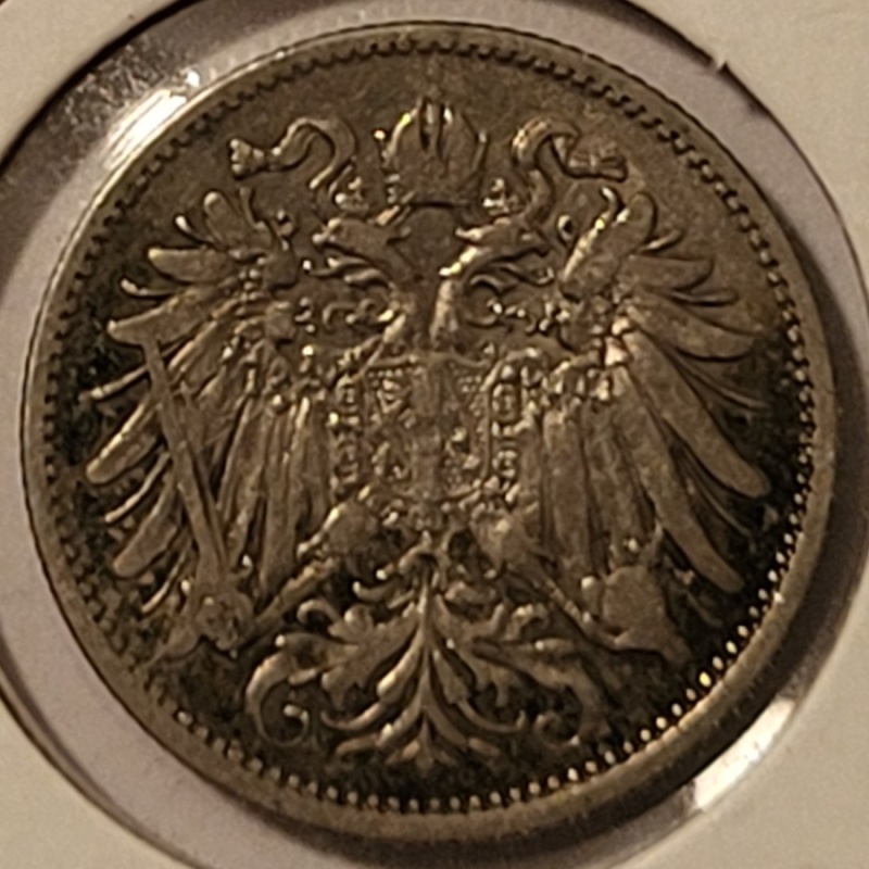 Austria 1893 20 Heller Coin