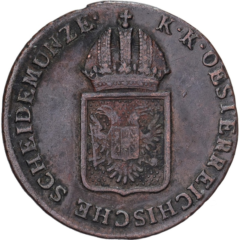 [#138281] Austria, Franz I, 1/4 Kreuzer, 1816, Kremnica, Copper, EF, KM:2107