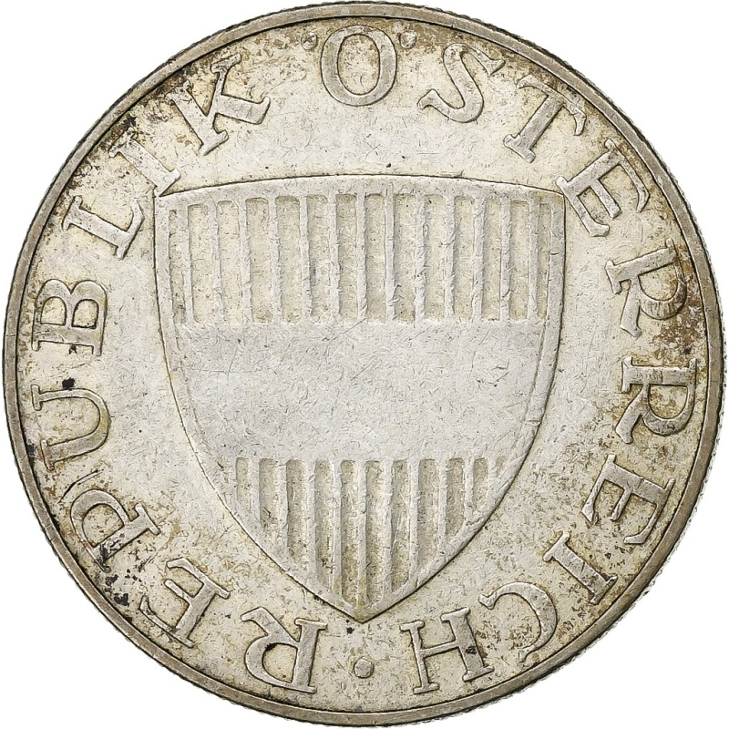 [#1049708] Austria, 10 Schilling, 1957, Silver, EF(40-45), KM:2882