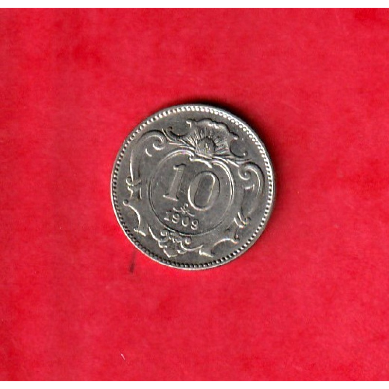 Austria  10 Heller  1909 EF  (A6-0072)   COMBINE ORDERS
