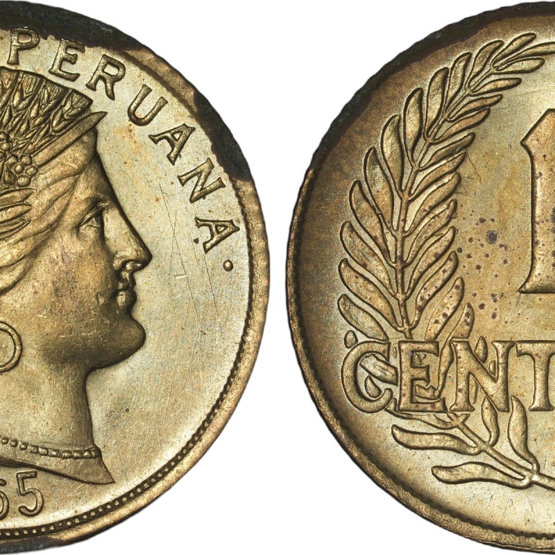 Peru - 10 Centavos - 1965 - KM#224