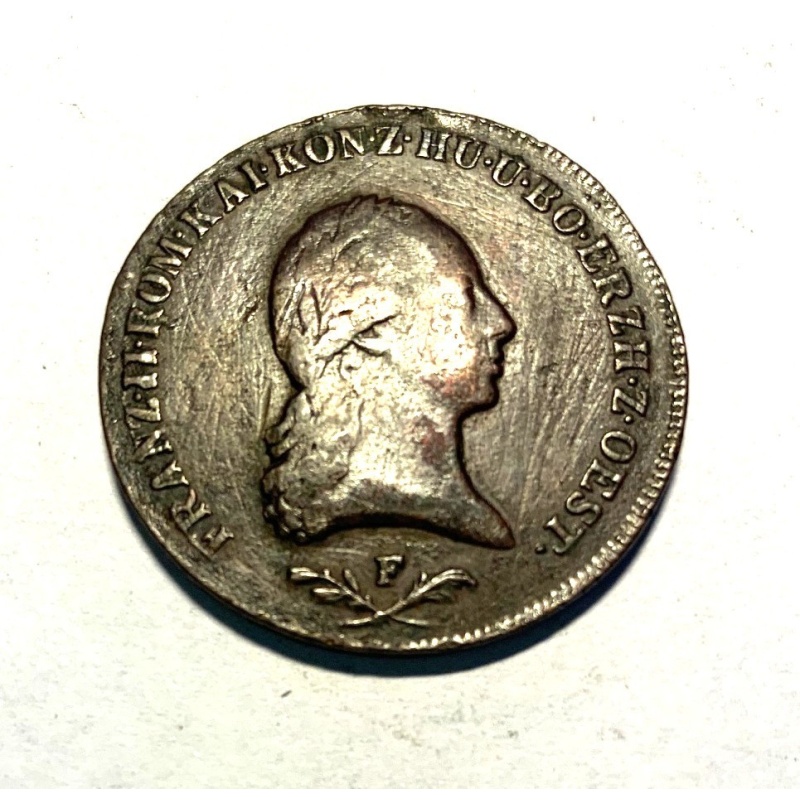 Austria 6 Six Kreuzer 1800 B Copper Coin Franz II Kremintz Mint 12Q