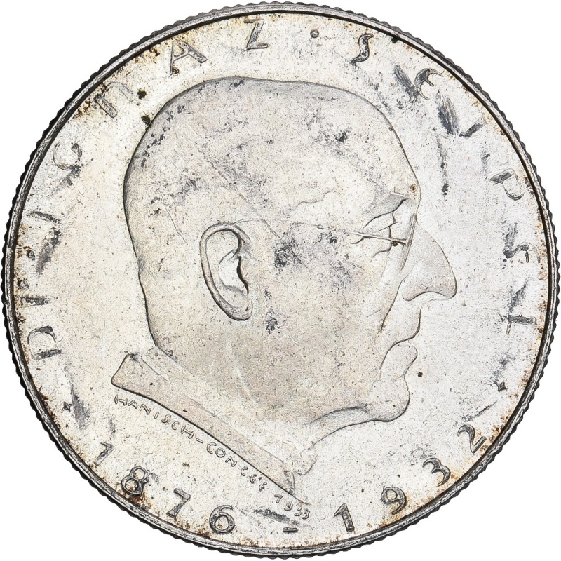[#1167184] Austria, 2 Schilling, 1932, Silver, AU(50-53), KM:2849