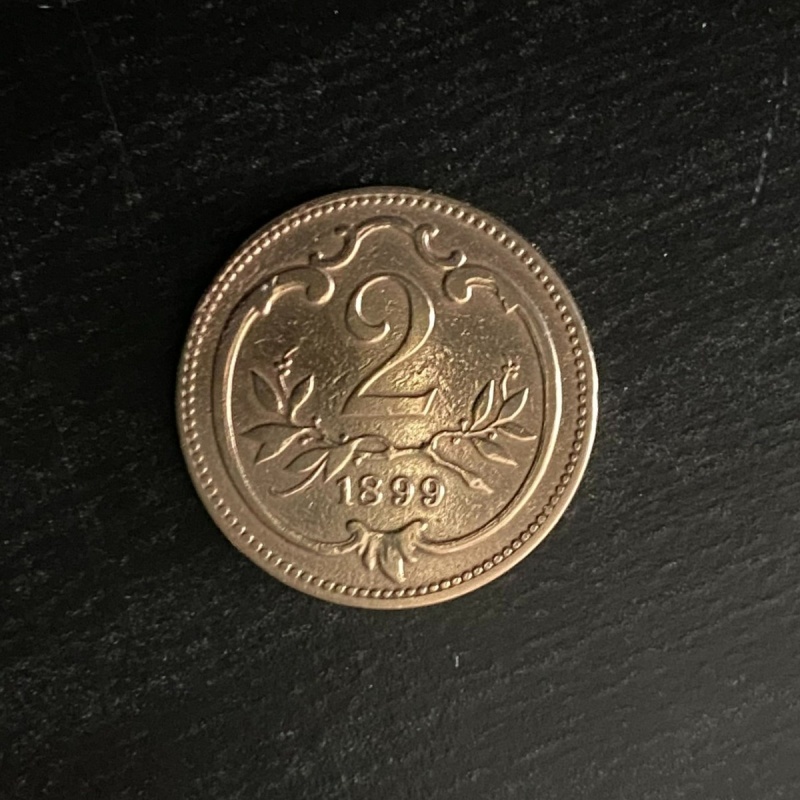 Austria - 2 heller - 1899 coin