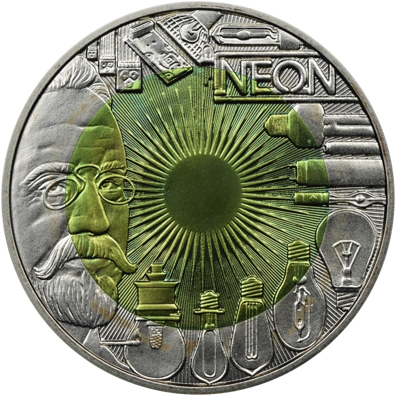 Austria 25 Euro 2008 Fascination Light Silver Niobium. Serial#37945
