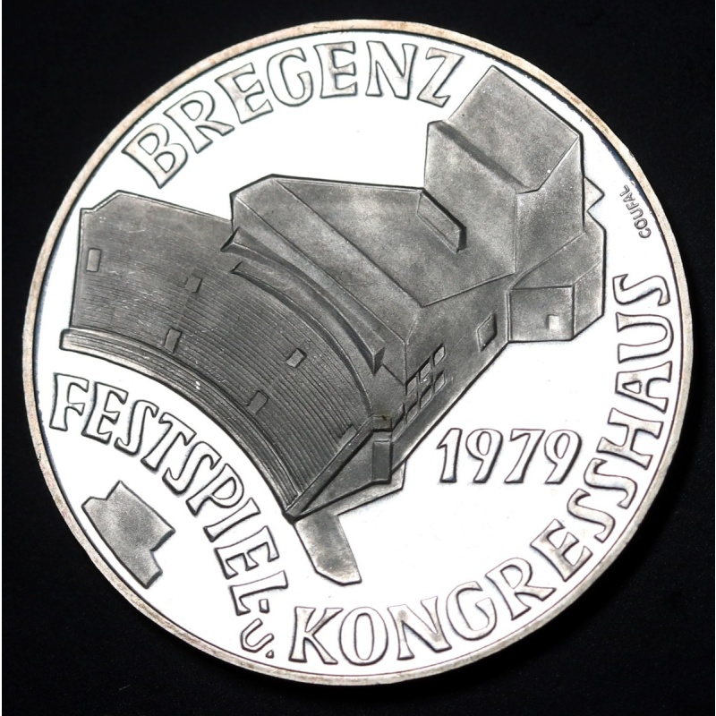 1979 Austria 100 Schilling,  Bregenz,  Silver Proof Coin KM#?2945