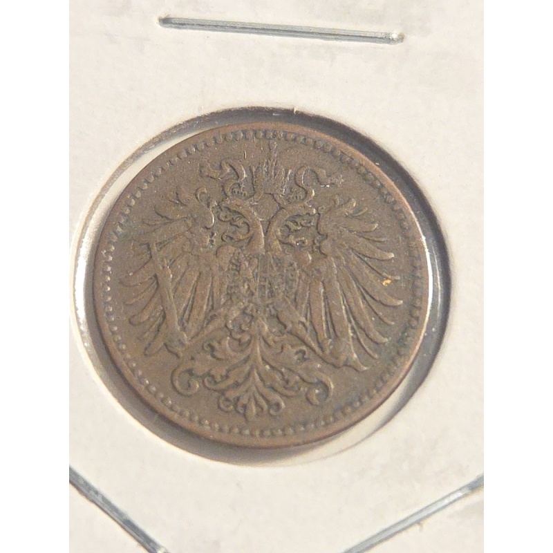 Austria 1 Kreuzer 1910 Coin - Lot BT843