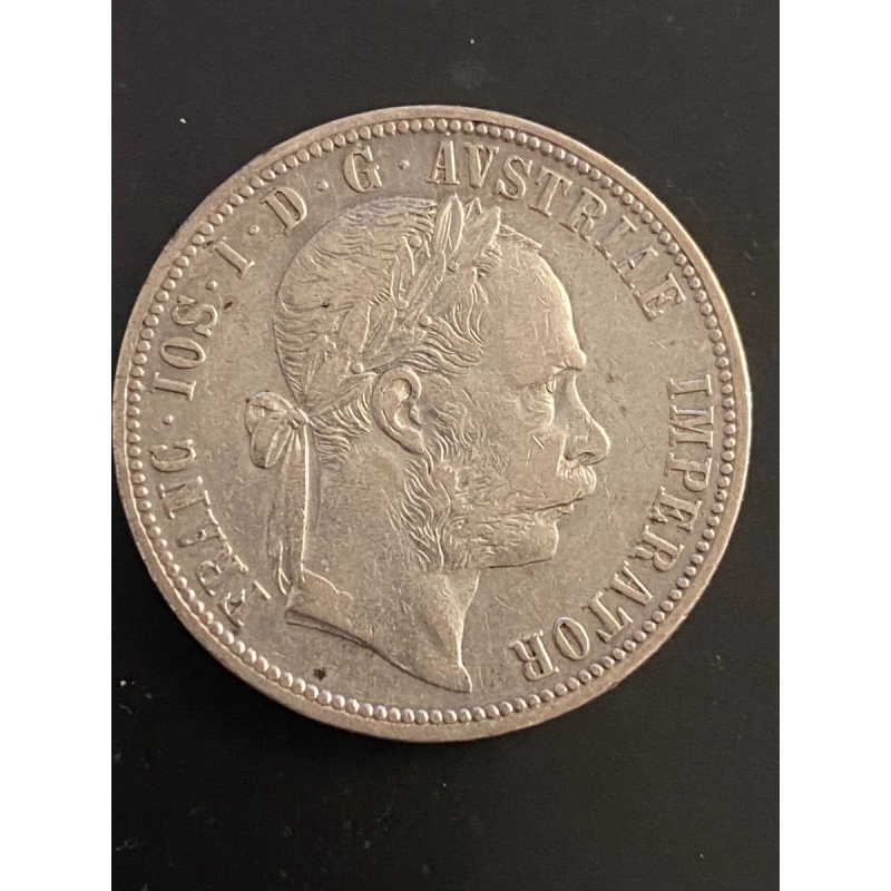 Austria, 1 Florin 1891, Franz Joseph I., RDR, Silver