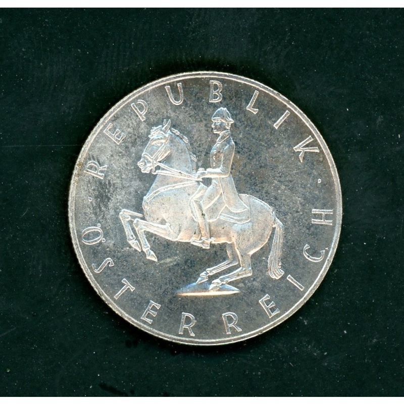 AUSTRIA 1964 5 SCHILLING SILVER PROOF COIN - KM# 2889 - AS SHOWN