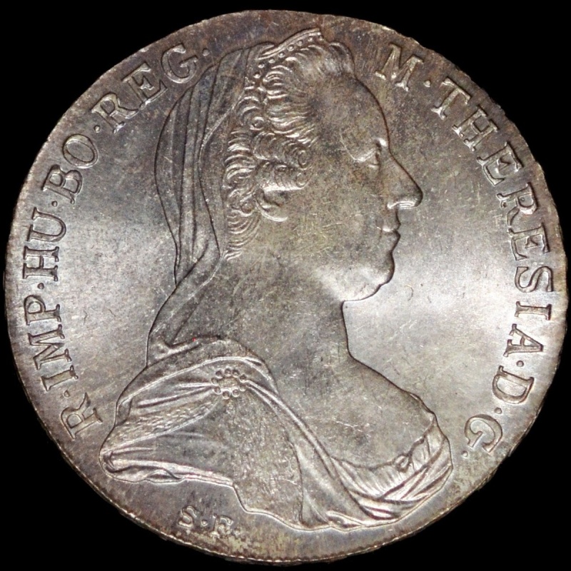 CHOICE BU UNC 1780 Austria Maria Theresa Thaler Silver Restrike Coin ASW 0.751