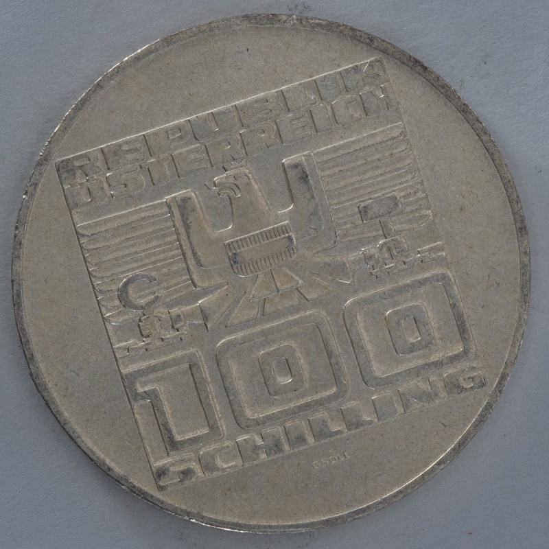 1978 Austria 100 Schilling Gmunden silver coin Austrian Mint