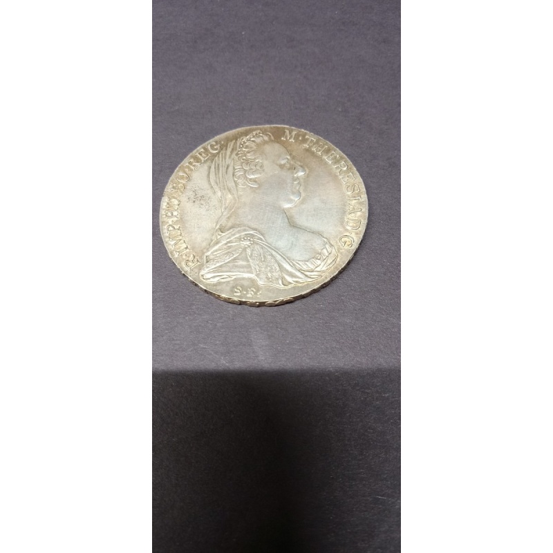 1780 Austria Maria Theresa Thaler  Restrike .833 Silver Coin BU Uncirculated