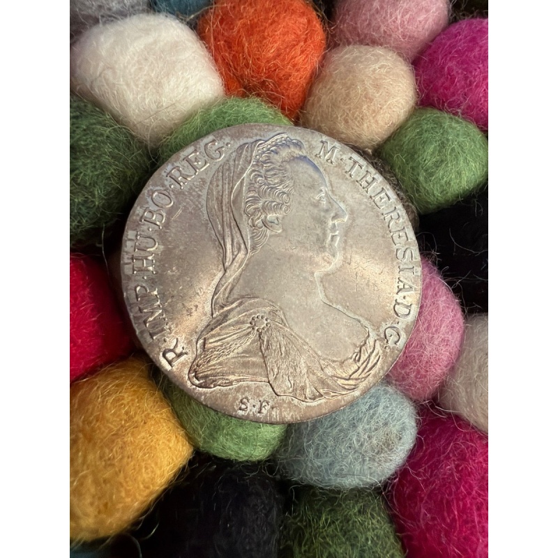 SALES BENEFIT VETERANS SERVICES 1780 AUSTRIAN SILVER ONE THALER COIN