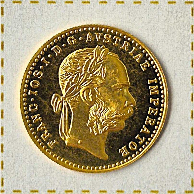 VINTAGE RARE 1915 3.5g  .986 FINE GOLD AUSTRIAN  (1) DUCAT  UNC