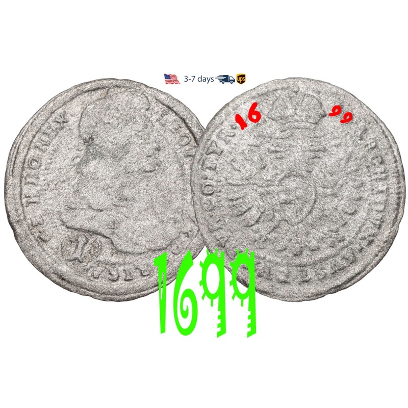 Austria 1 Kreuzer 1699 Habsburg Leopold I, Silver Coin #31881