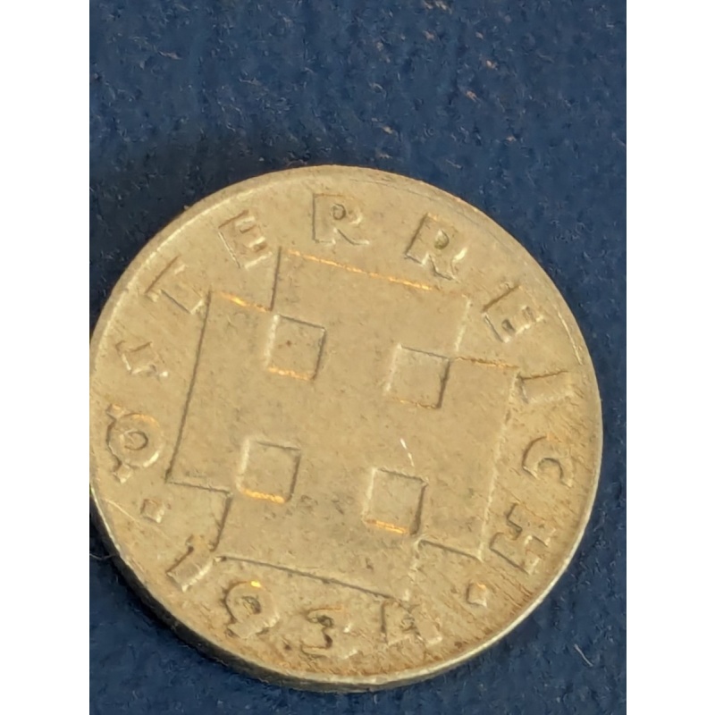 Münze, Österreich, 5 Groschen, 1934 Austria