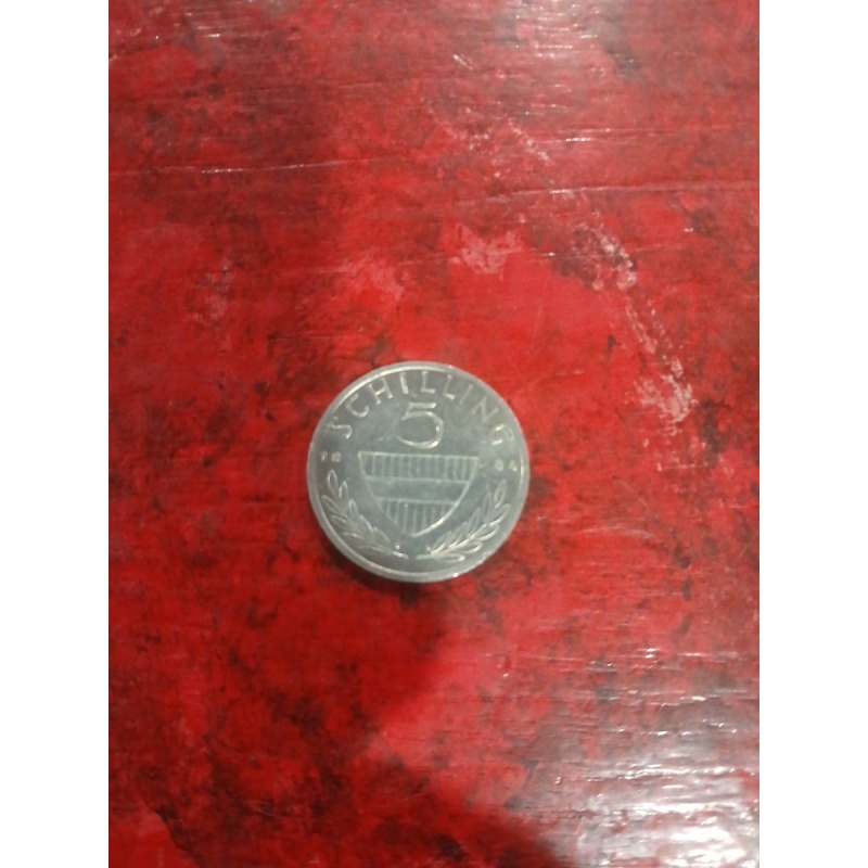 1984 Austia 5 Schilling Coin