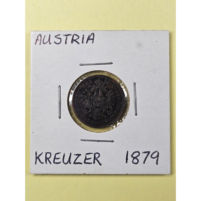 COINS - AUSTRIA - 1 KREUZER 1879