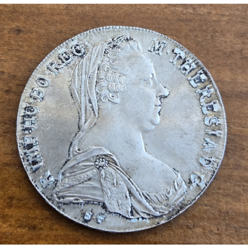 Maria Theresa 1 Thaler Coin  Post 1850