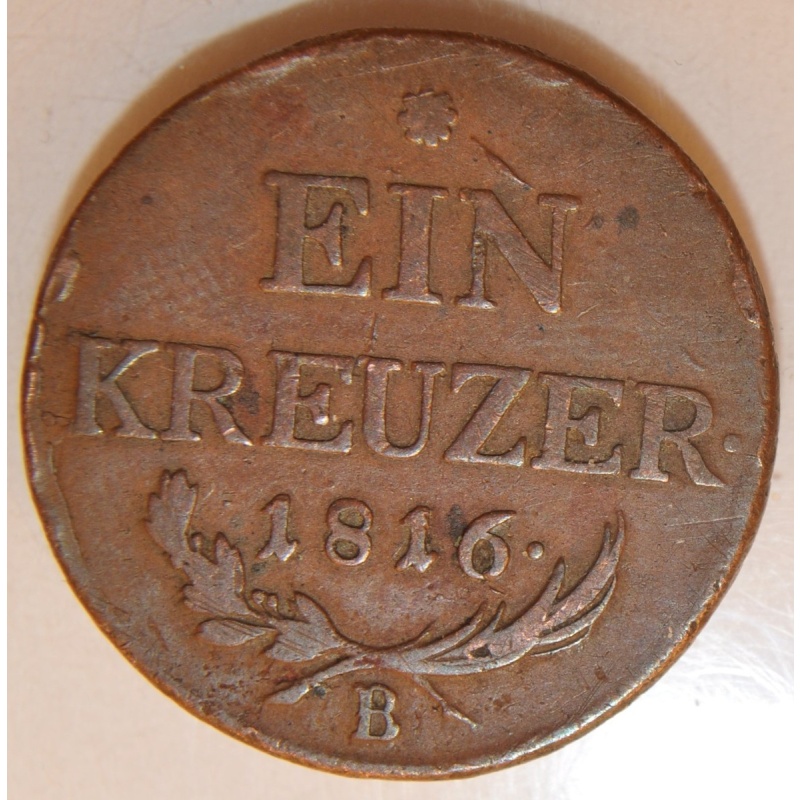 1816 B Austria 1 kreuzer