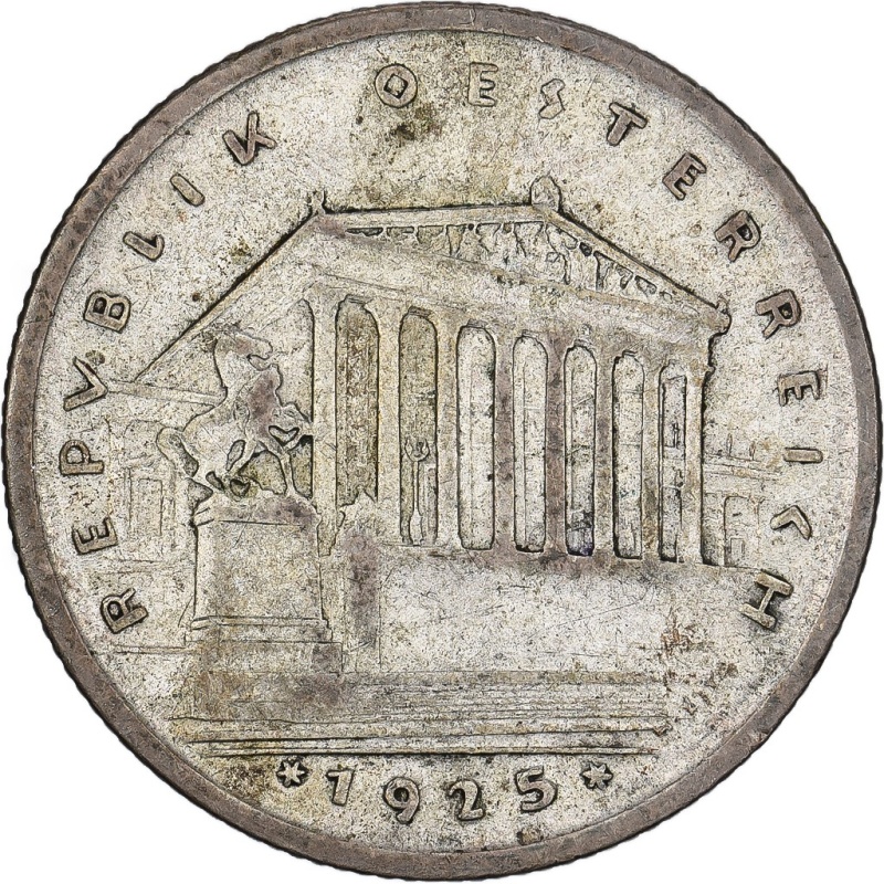 [#1166770] Austria, Schilling, 1925, Silver, VF, KM:2840