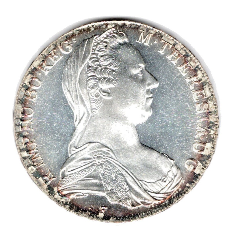 Austria: 1780 Thaler Silver Restrike - BU - .833 Fine Silver - 28gr TW